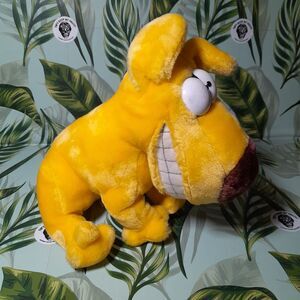 Vintage 1987 Mother Goose and Grimm Grimmy Dog Plush Cartoon Cross Eyed